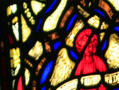 Detail of stained glass window